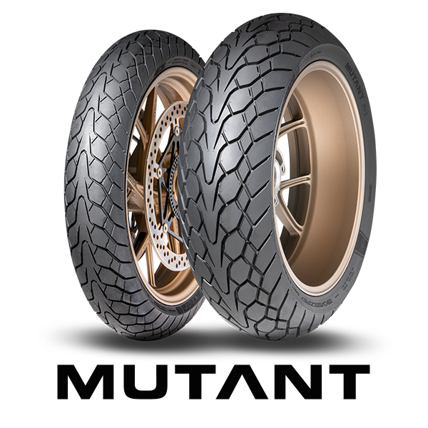 Paquete y logotipo de Dunlop Mutant