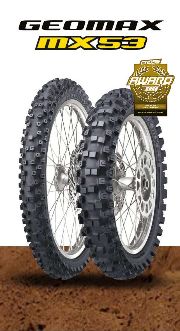 Terrenos para los neumáticos Geomax MX53 de Dunlop